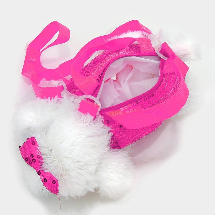 Furry Puppy Dog Crossbody Bag (20251231FSB0519)