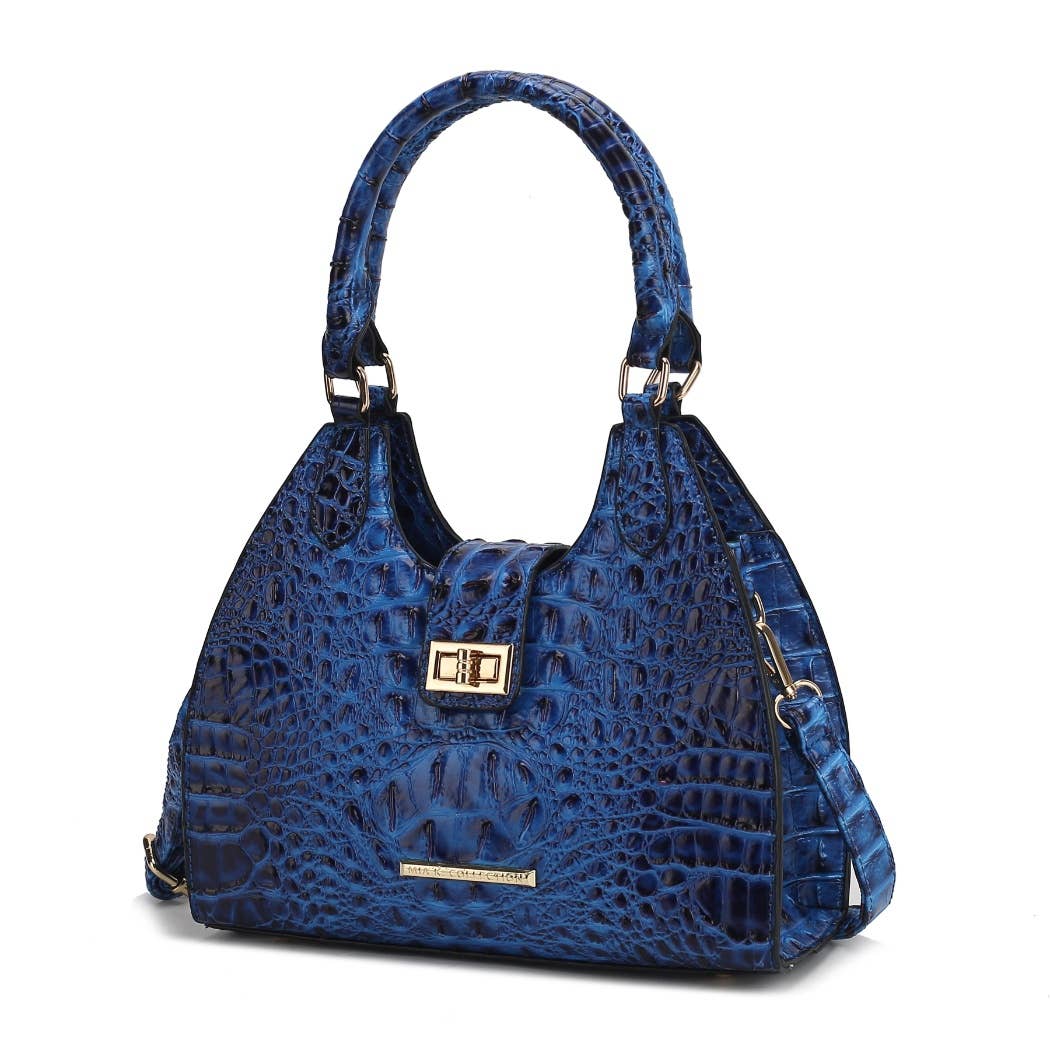 MKF Ava Tote Faux Crocodile-Embossed Vegan Leather Bag
