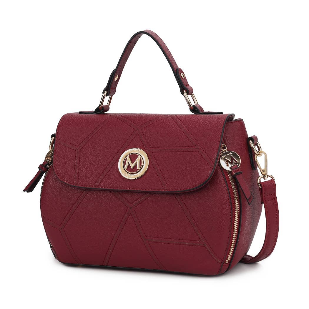 MKF Clementine Vegan Leather Women’s Satchel Bag