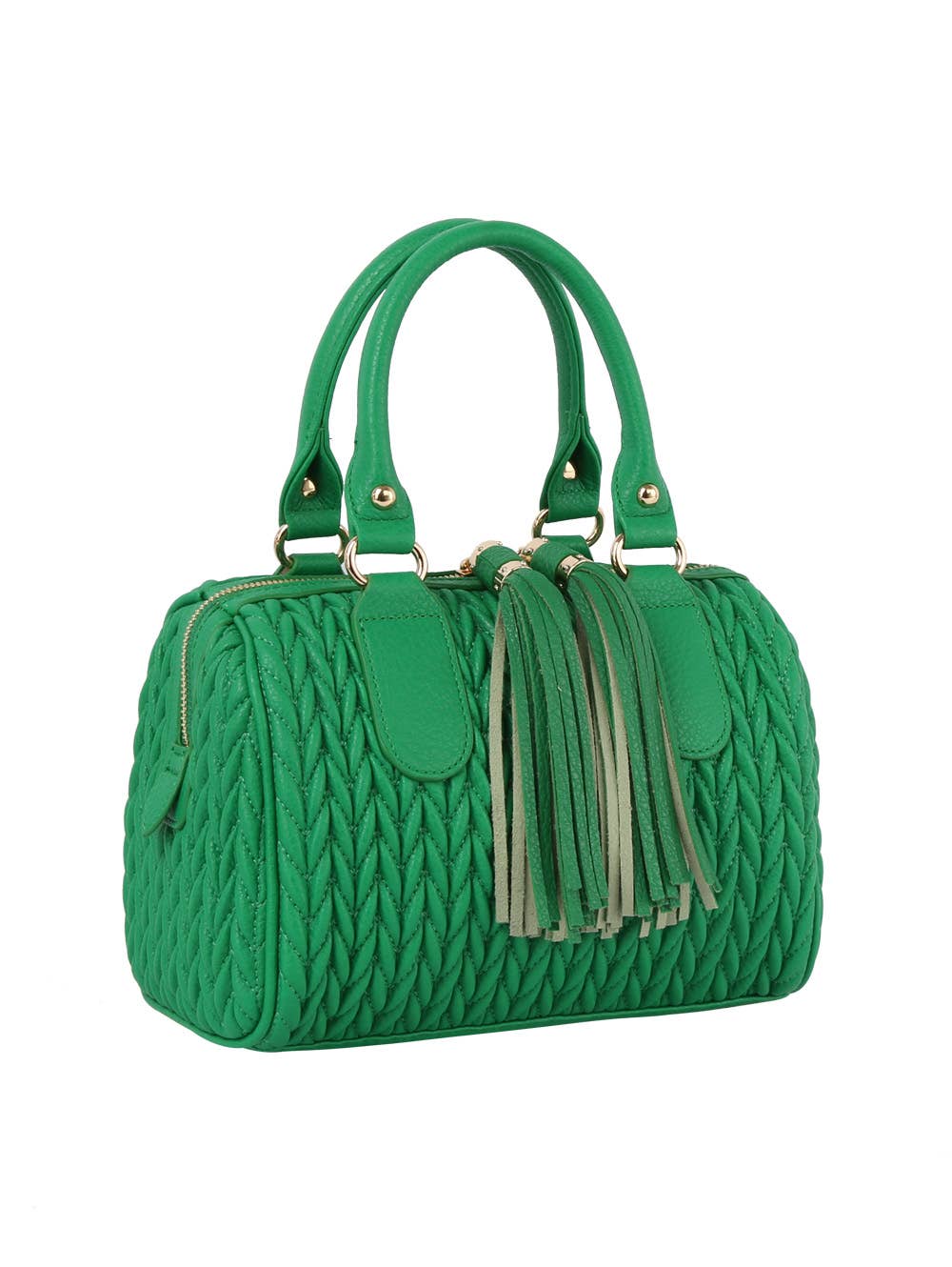 Calin Collection Braided Boston Bag - 20260801JY0499