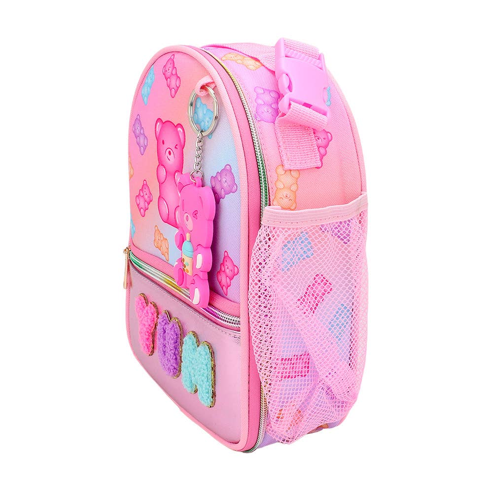 Insulated Water-Repellent Lunch Bag with Keychain (20251231FSB792SC)