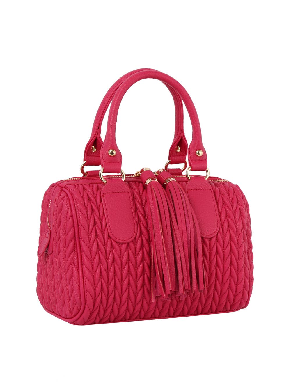 Calin Collection Braided Boston Bag - 20260801JY0499