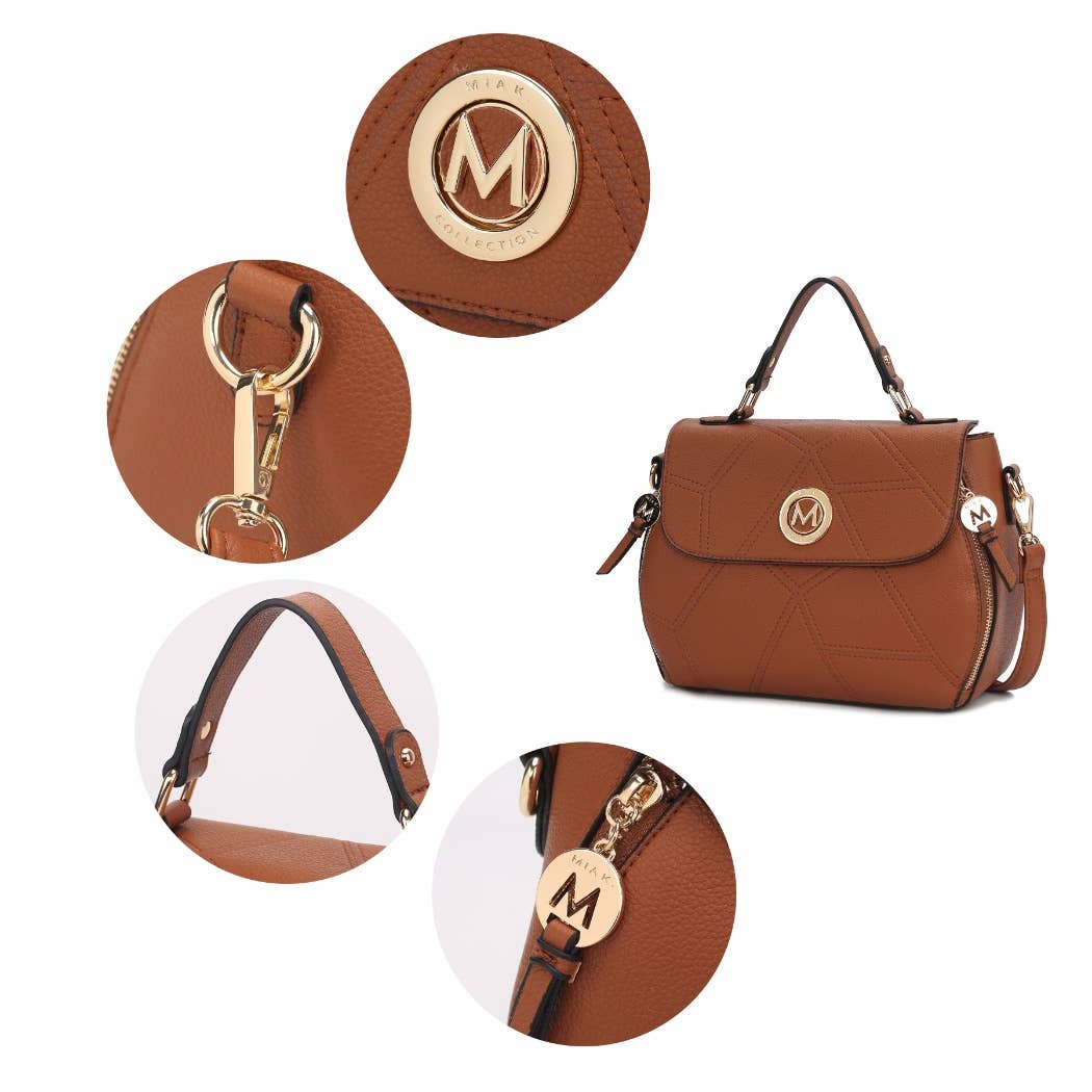 MKF Clementine Vegan Leather Women’s Satchel Bag