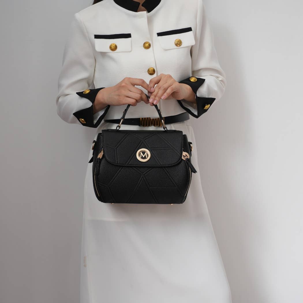 MKF Clementine Vegan Leather Women’s Satchel Bag