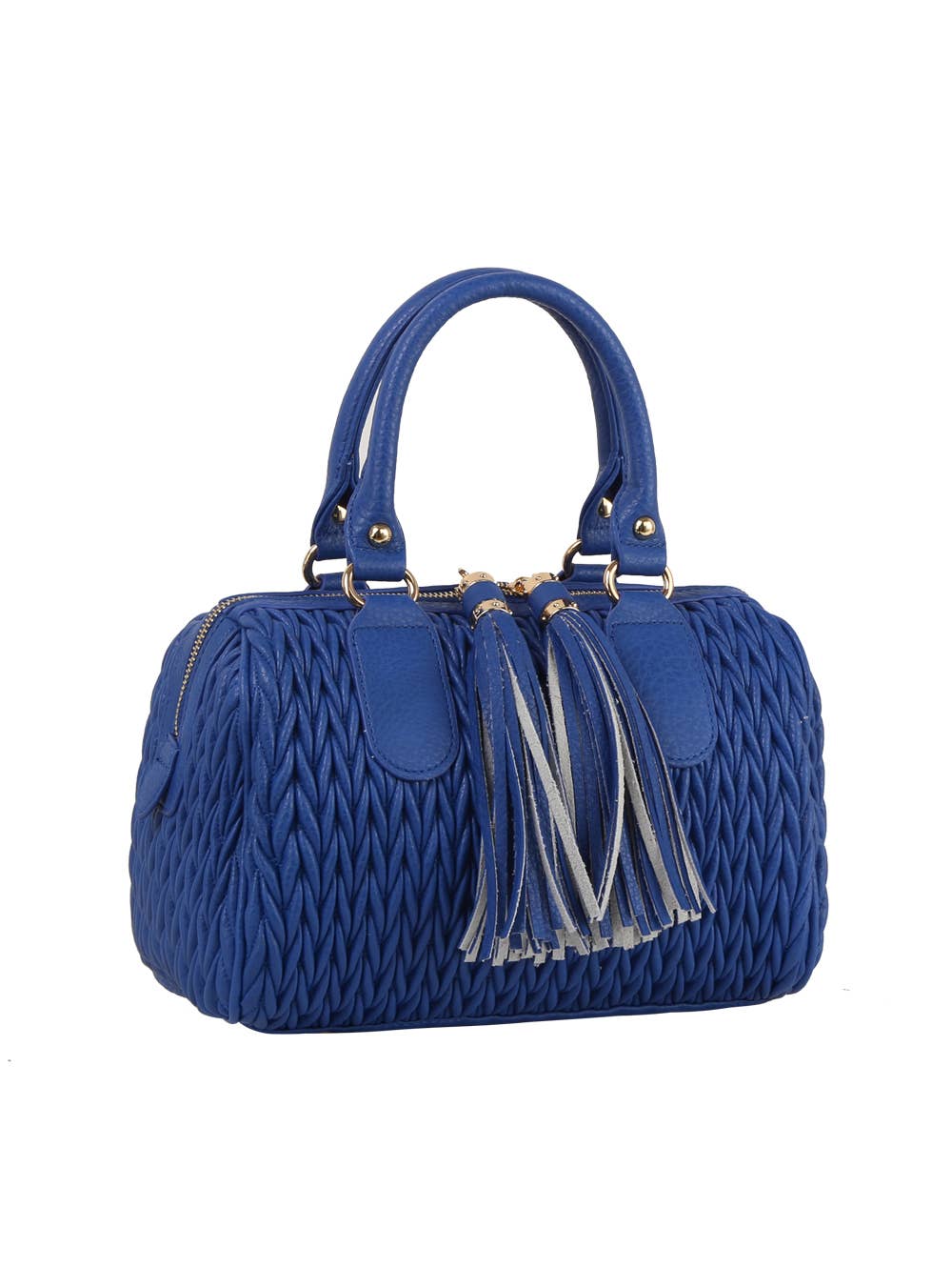 Calin Collection Braided Boston Bag - 20260801JY0499