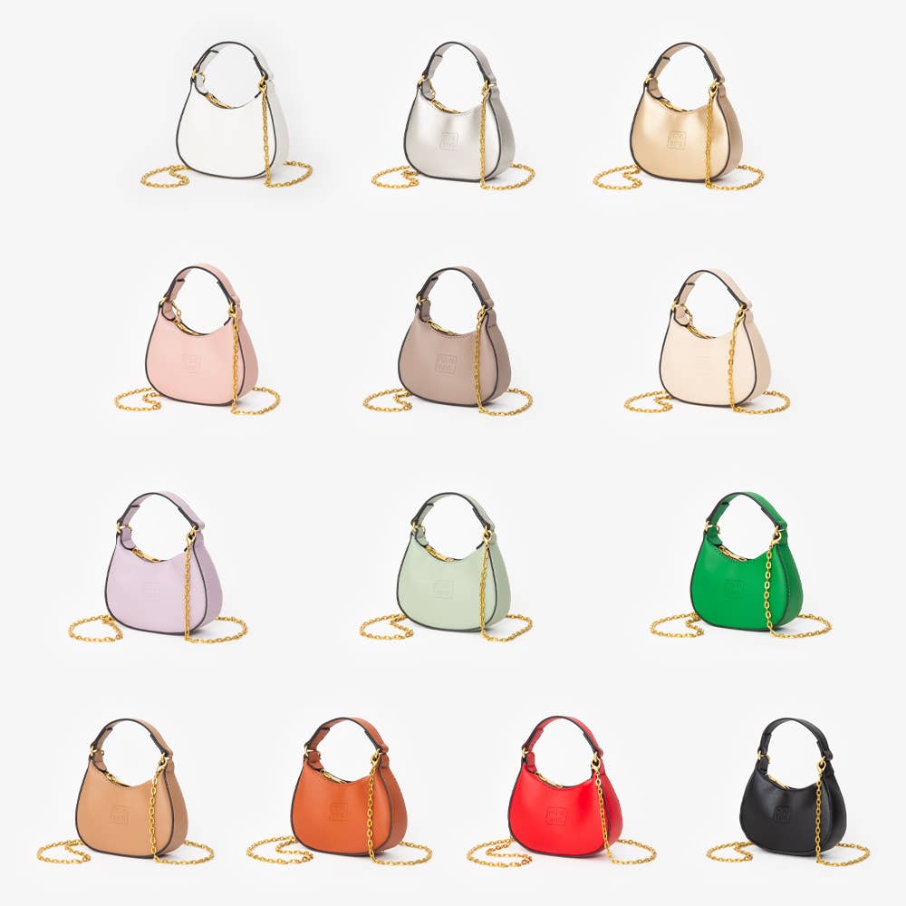 Faux Leather Chic Mini Hobo/Crossbody Handbag (20251231FSB10725)