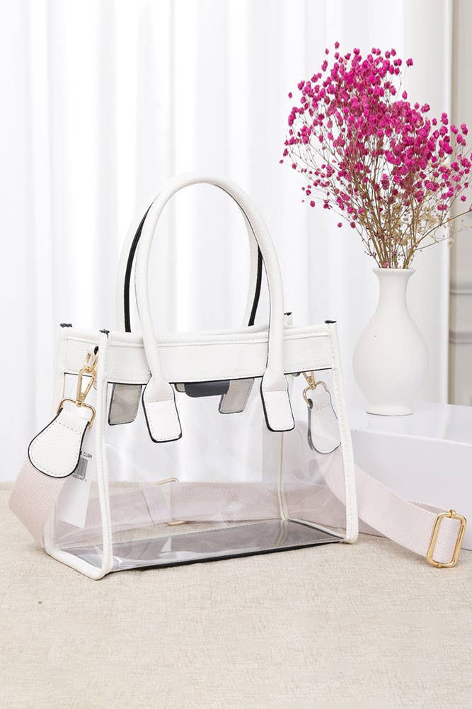 Clear Stadium-Approved Handbag - 20260813TG10435CL