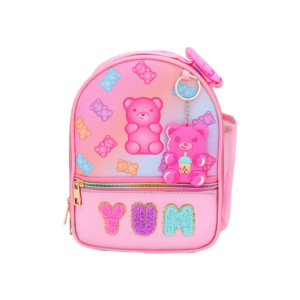Insulated Water-Repellent Lunch Bag with Keychain (20251231FSB792SC)