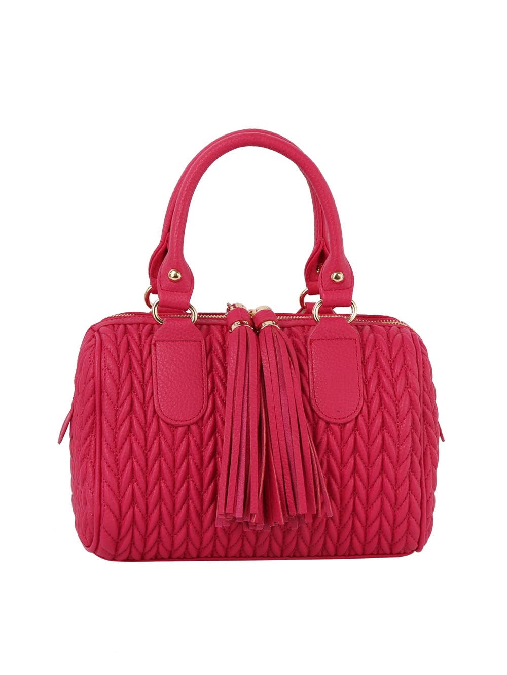 Calin Collection Braided Boston Bag - 20260801JY0499