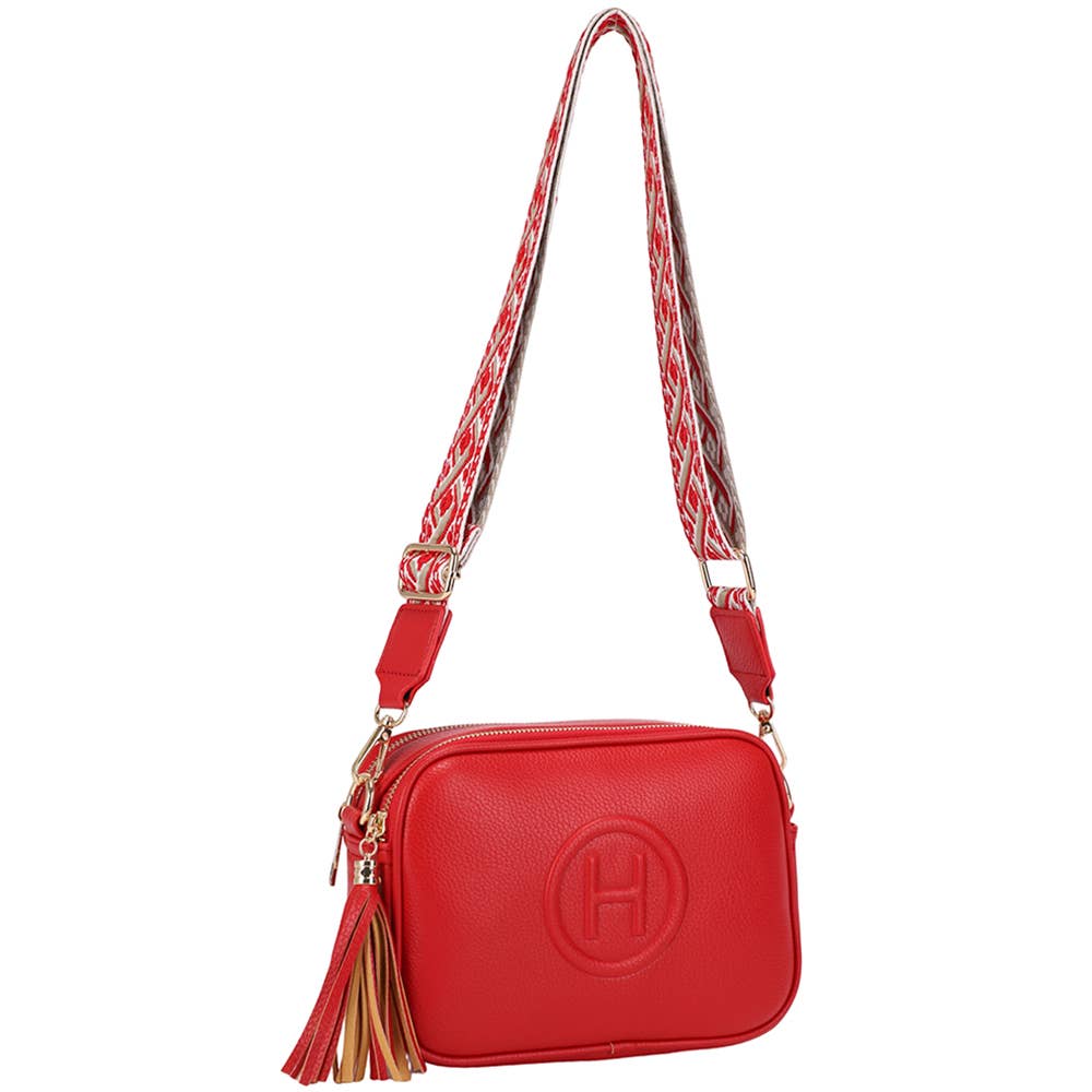 Stylish H Design Tassel Shoulder Crossbody Bag ZW-20735