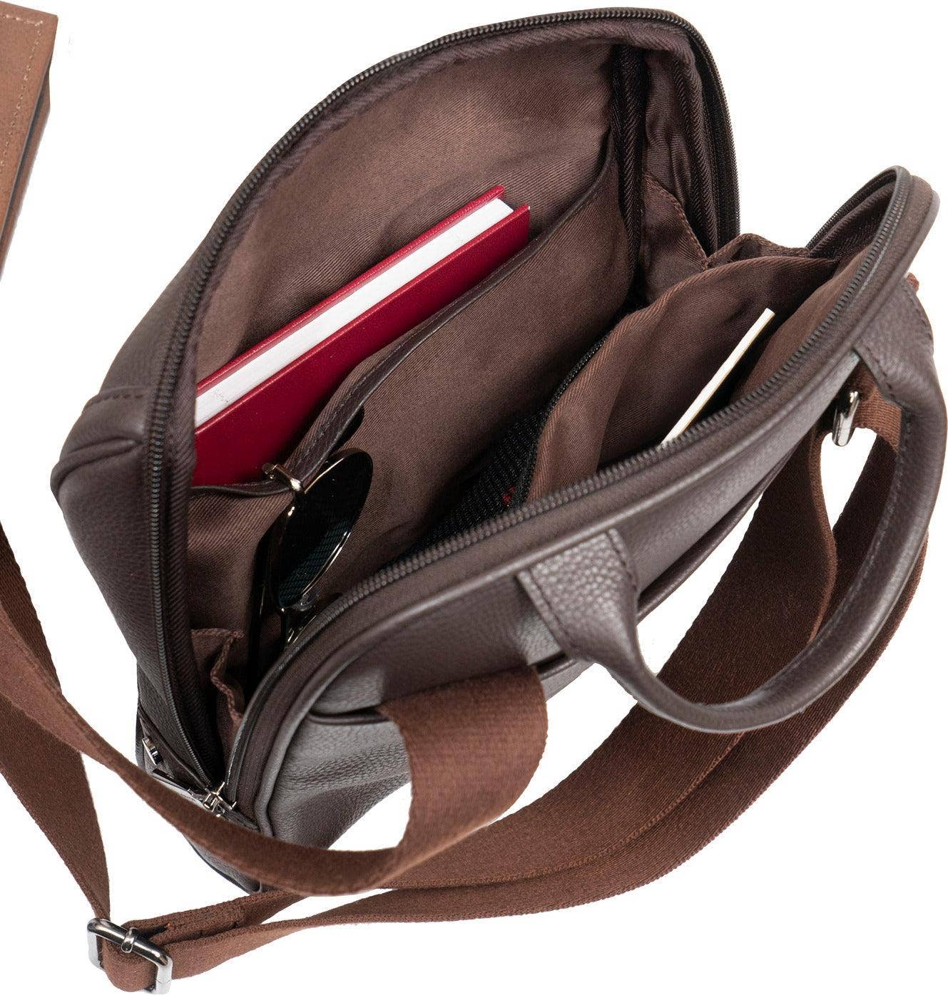 Boarding Pass Gotham 12" Genuine Leather Messenger Bag