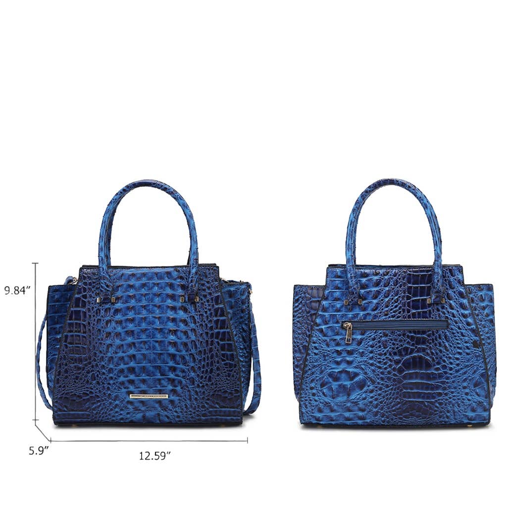 MKF Viridiana Croc-Embossed Tote with Wallet Women's Handbag