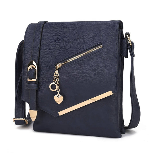 Jasmine Women's Crossbody Handbag Vegan Leather By Mia K