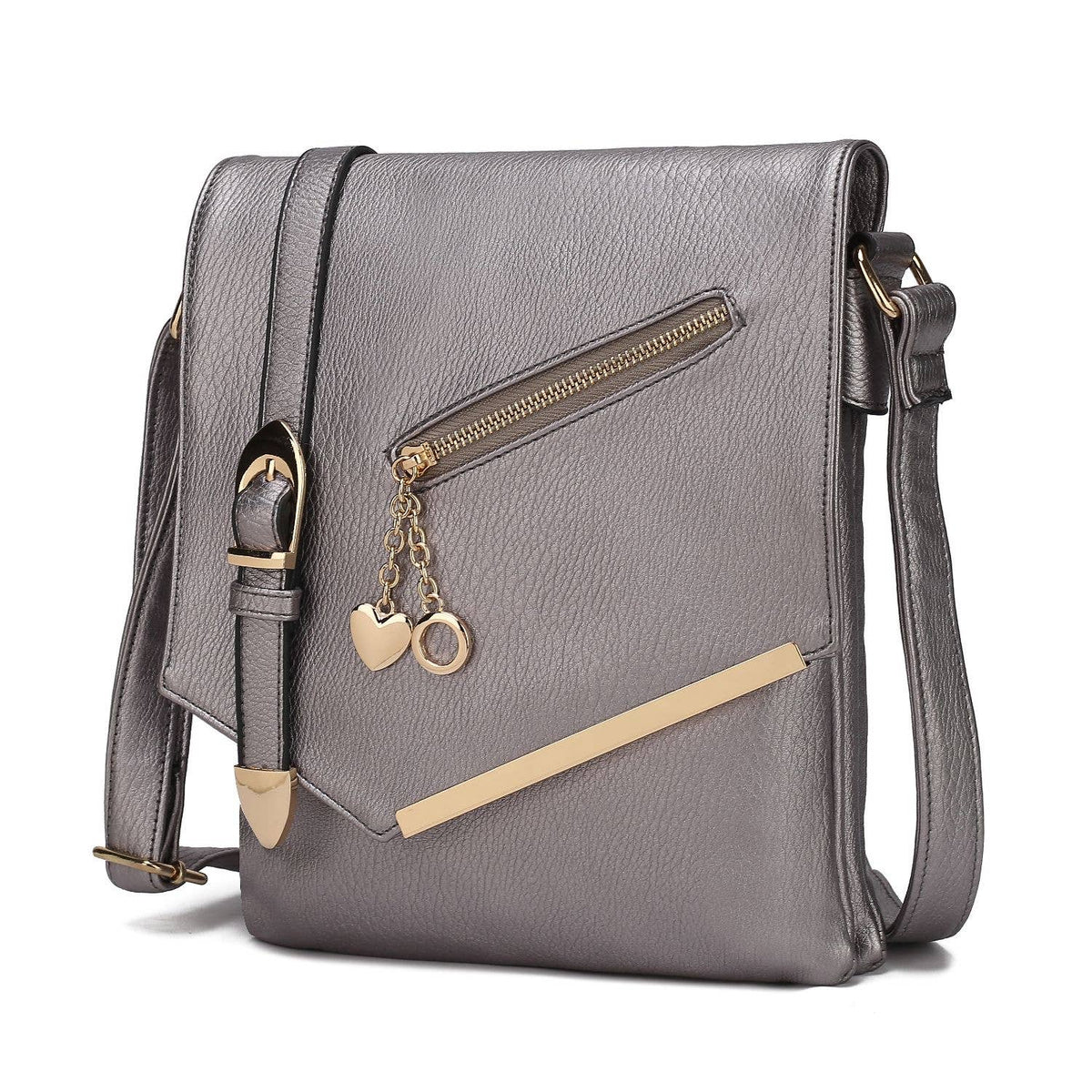 Jasmine Women's Crossbody Handbag Vegan Leather By Mia K