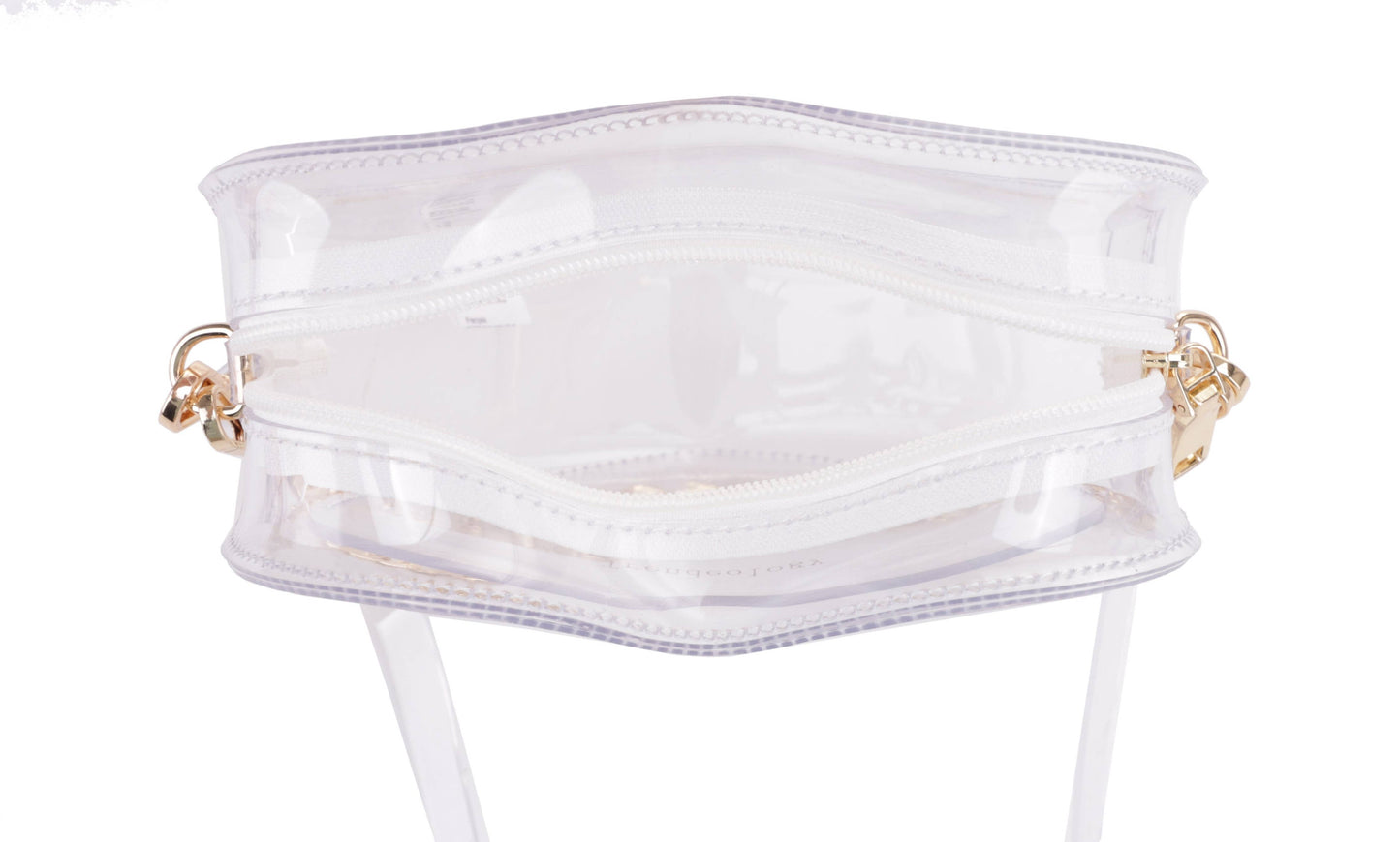Clear Heart-Shaped Crossbody by Trendeology (20260311CL20477)