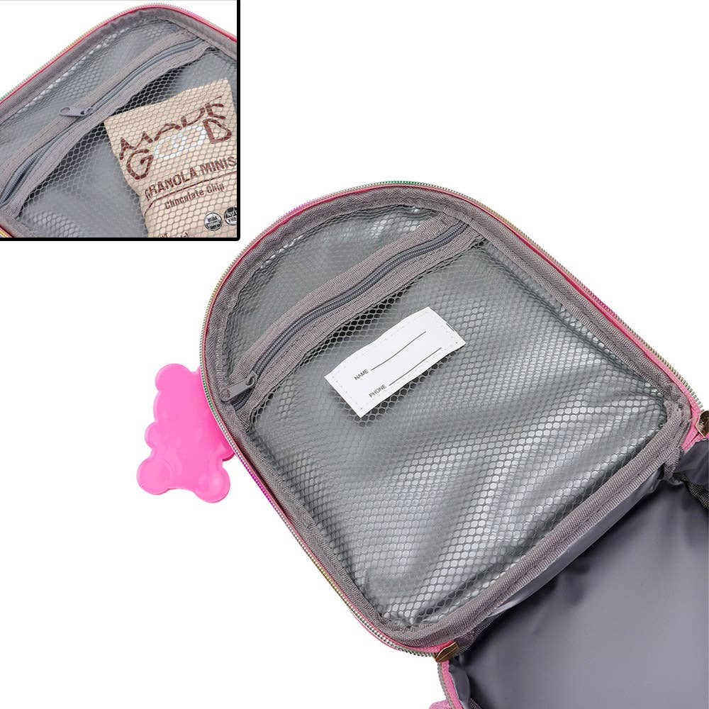 Insulated Water-Repellent Lunch Bag with Keychain (20251231FSB792SC)