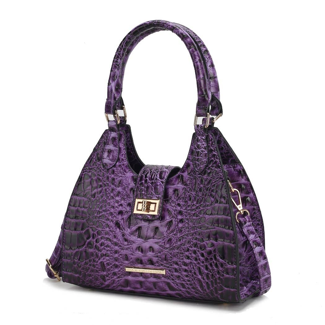 MKF Ava Tote Faux Crocodile-Embossed Vegan Leather  Bag