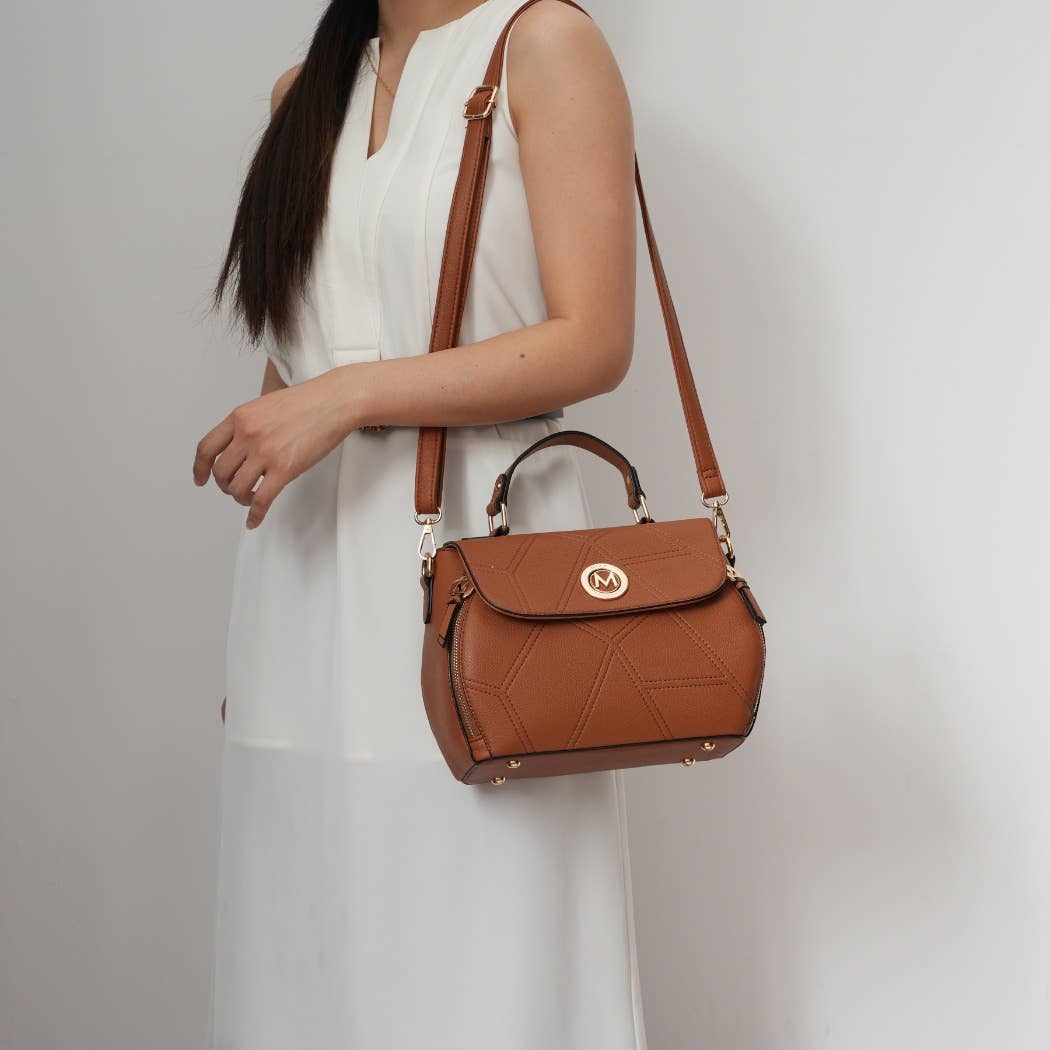 MKF Clementine Vegan Leather Women’s Satchel Bag