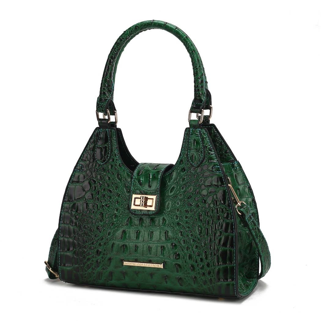 MKF Ava Tote Faux Crocodile-Embossed Vegan Leather  Bag