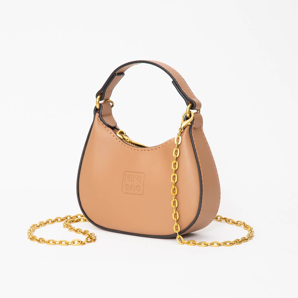 Faux Leather Chic Mini Hobo/Crossbody Handbag (20251231FSB10725)