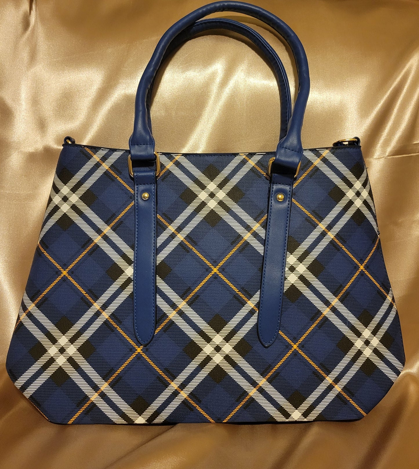 Plaid Purse Plus Wallet - Blue (1118231918BP)