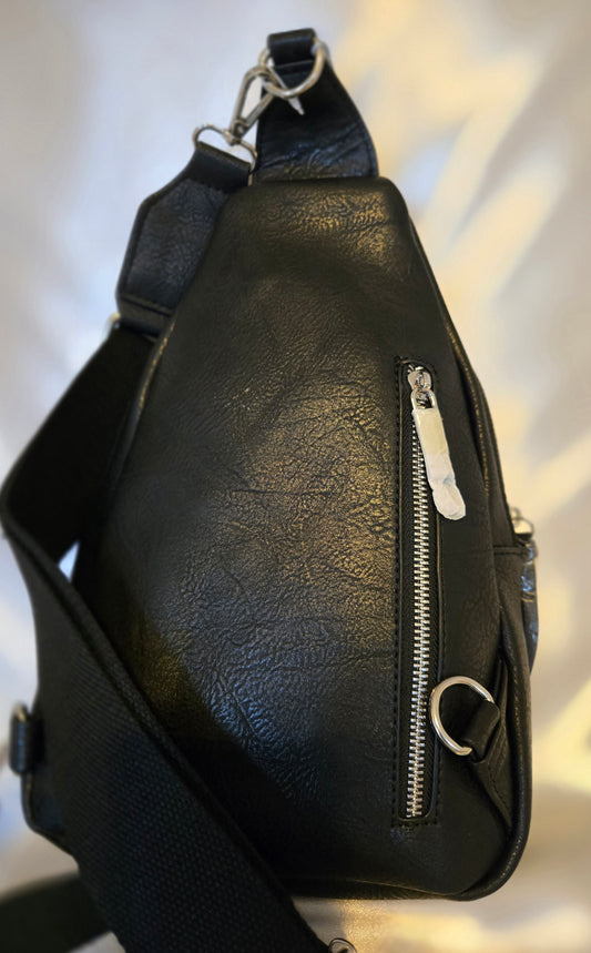 Calin Black Sling Bag (20250901ME0007M)