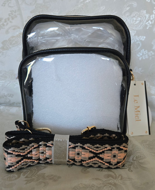 Le Miel Stadium-Approved Clear Bag (062225LQ287BK)