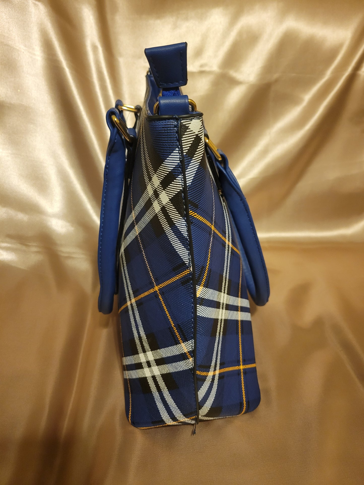 Plaid Purse Plus Wallet - Blue (1118231918BP)