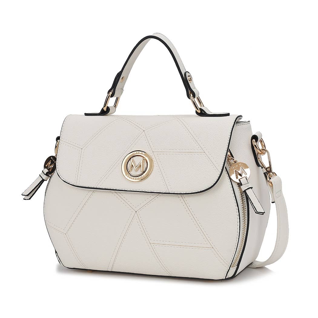 MKF Clementine Vegan Leather Women’s Satchel Bag