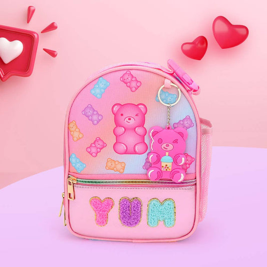 Insulated Water-Repellent Lunch Bag with Keychain (20251231FSB792SC)