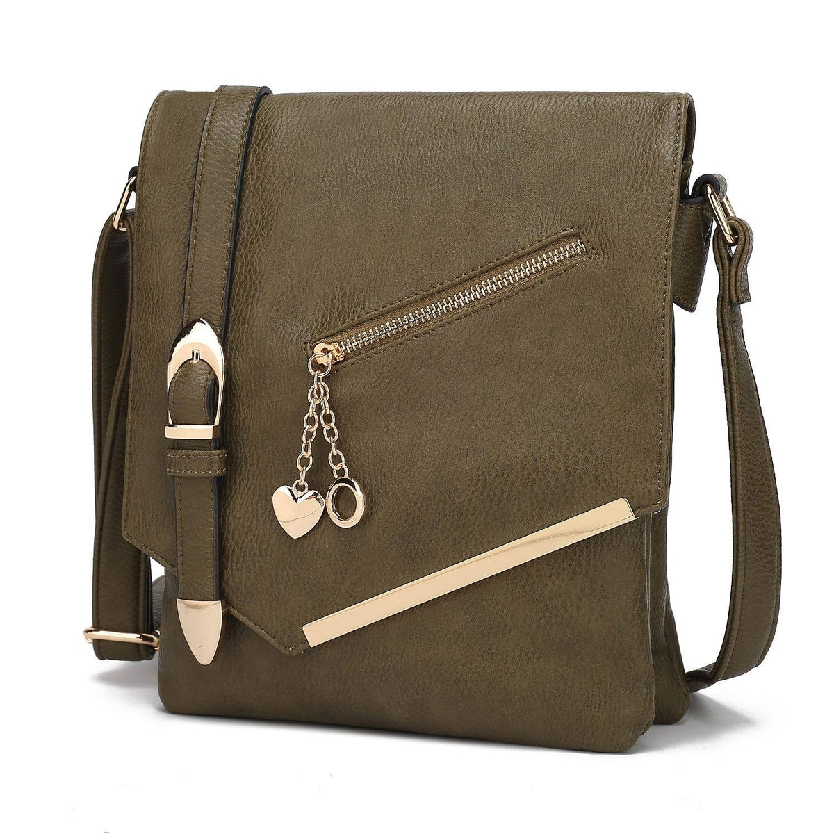 Jasmine Women's Crossbody Handbag Vegan Leather By Mia K
