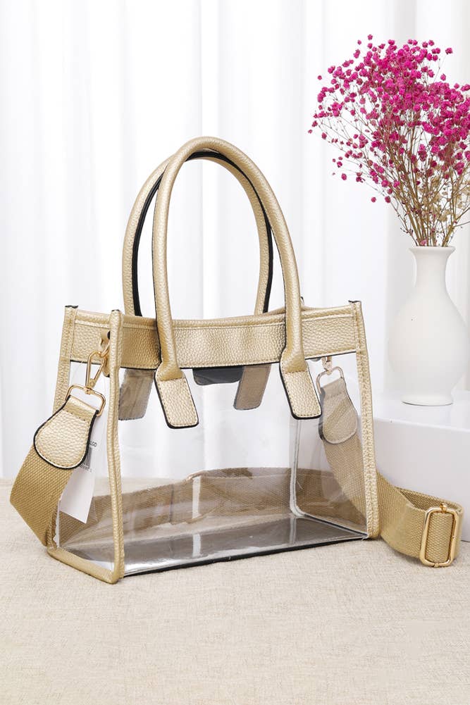 Clear Stadium-Approved Handbag - 20260813TG10435CL