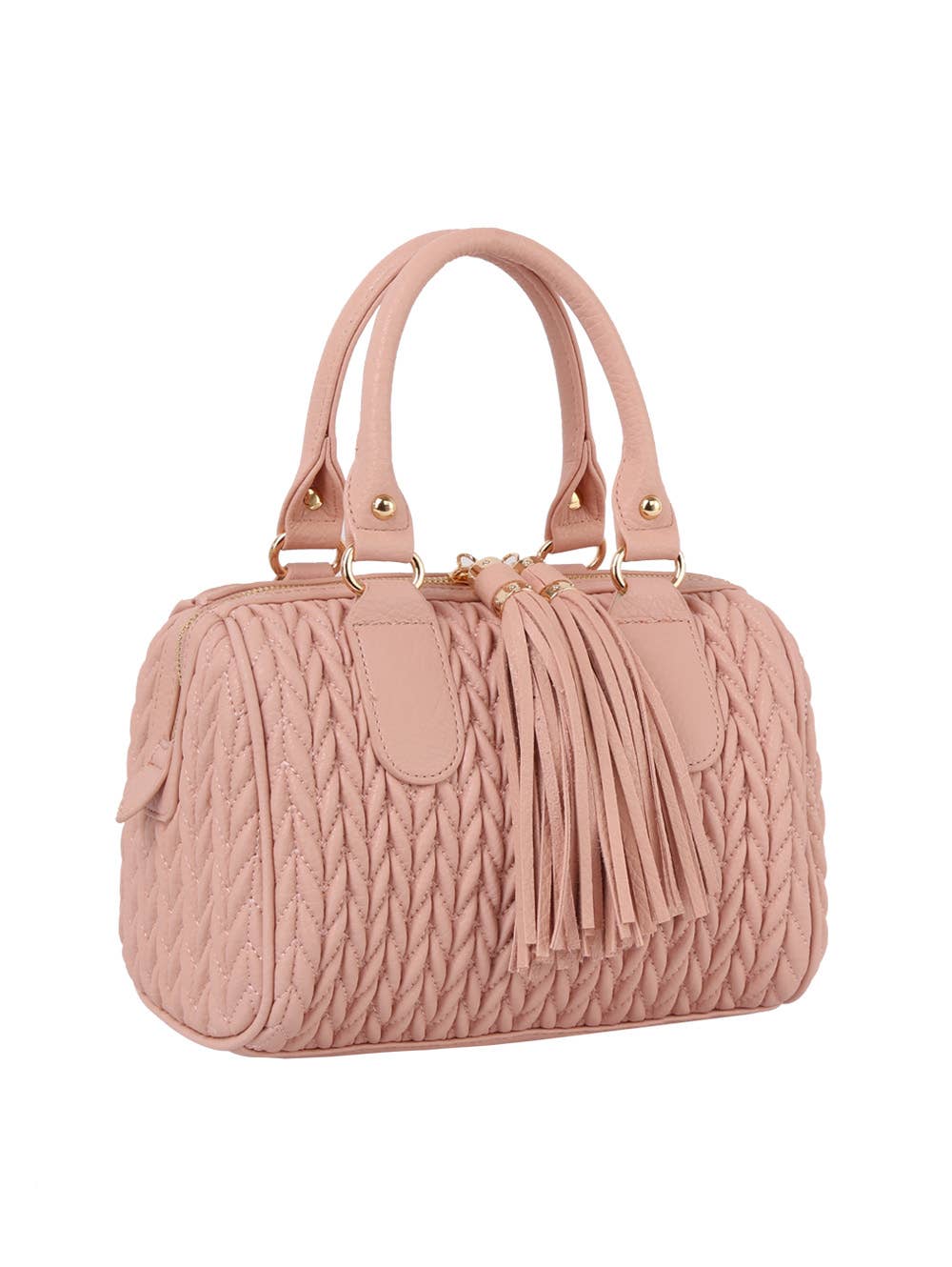 Calin Collection Braided Boston Bag - 20260801JY0499