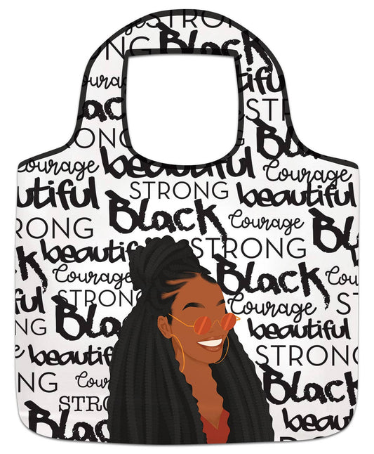 African American Expressions Black & Beautiful Reusable Bag - 20260701RB11