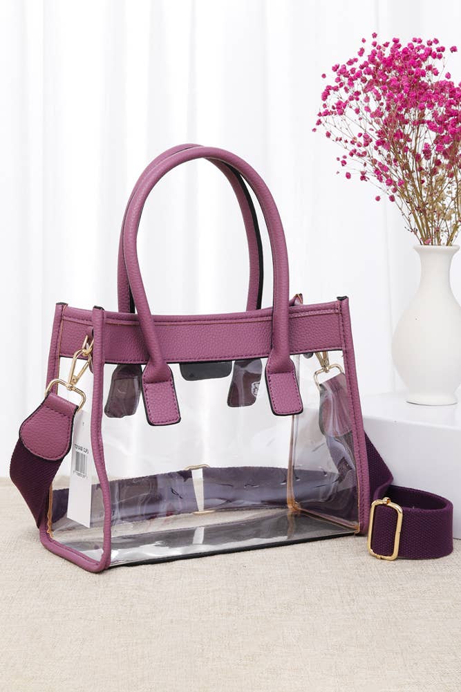 Clear Stadium-Approved Handbag - 20260813TG10435CL