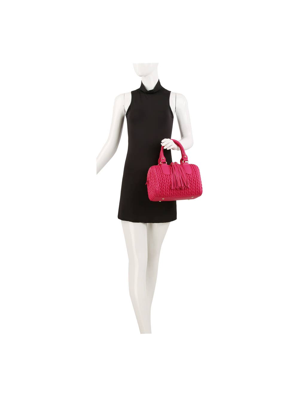 Calin Collection Braided Boston Bag - 20260801JY0499