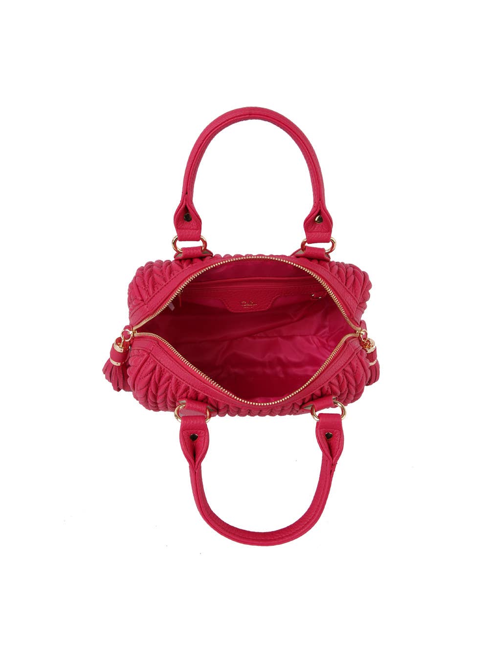 Calin Collection Braided Boston Bag - 20260801JY0499