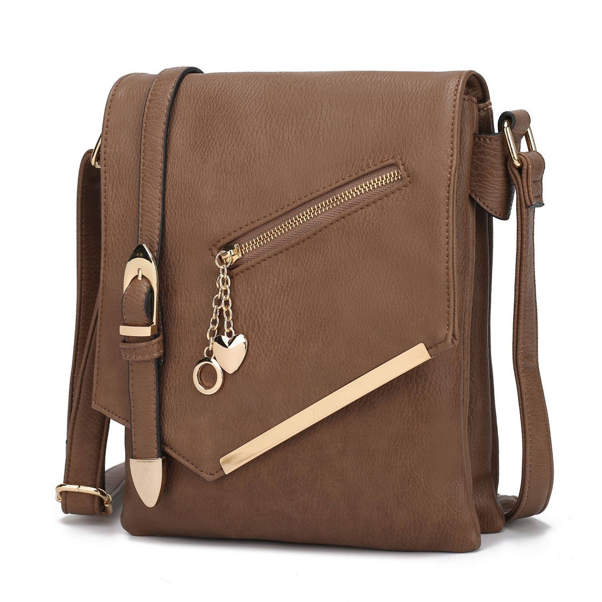 Jasmine Women's Crossbody Handbag Vegan Leather By Mia K