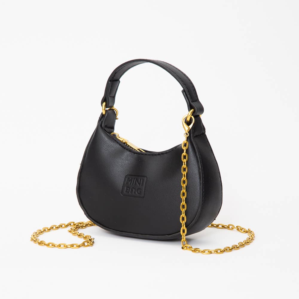 Faux Leather Chic Mini Hobo/Crossbody Handbag (20251231FSB10725)