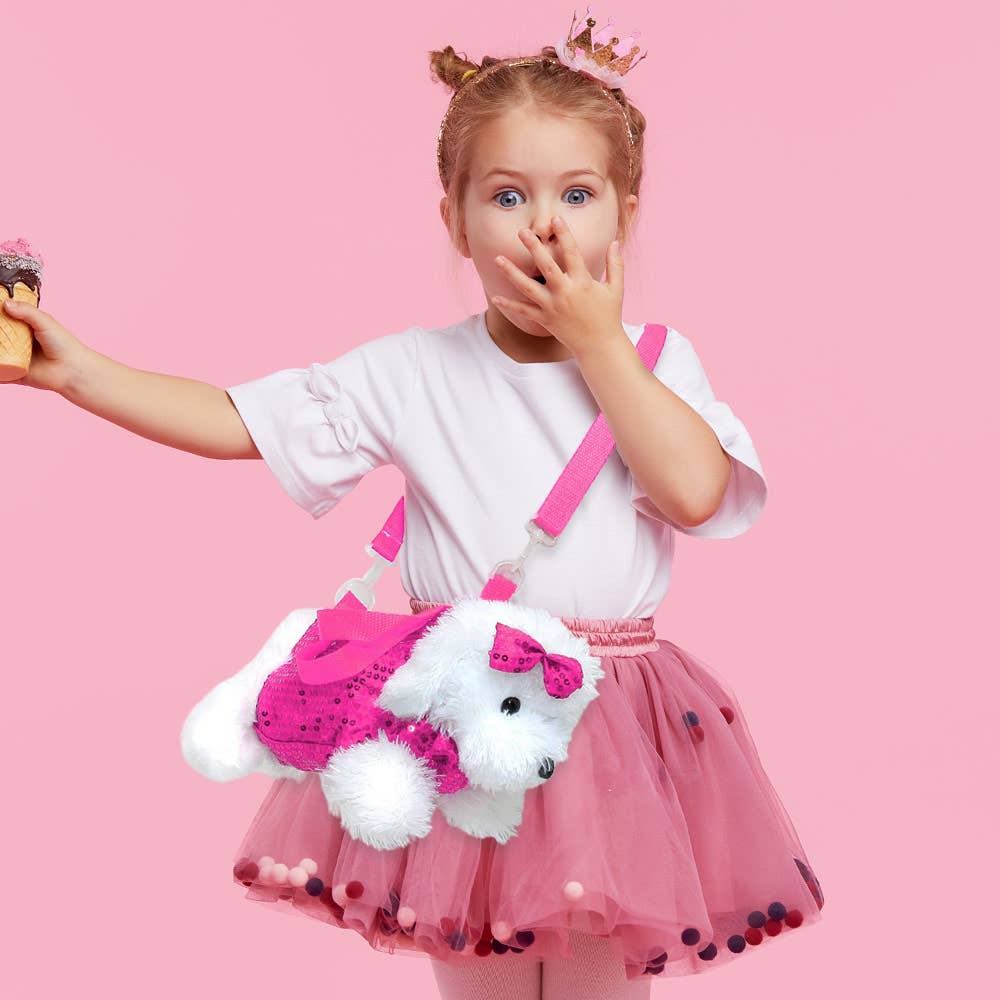 Furry Puppy Dog Crossbody Bag (20251231FSB0519)