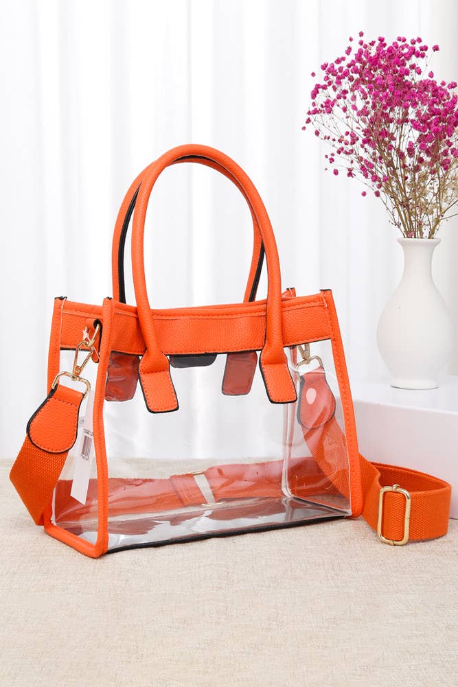 Clear Stadium-Approved Handbag - 20260813TG10435CL