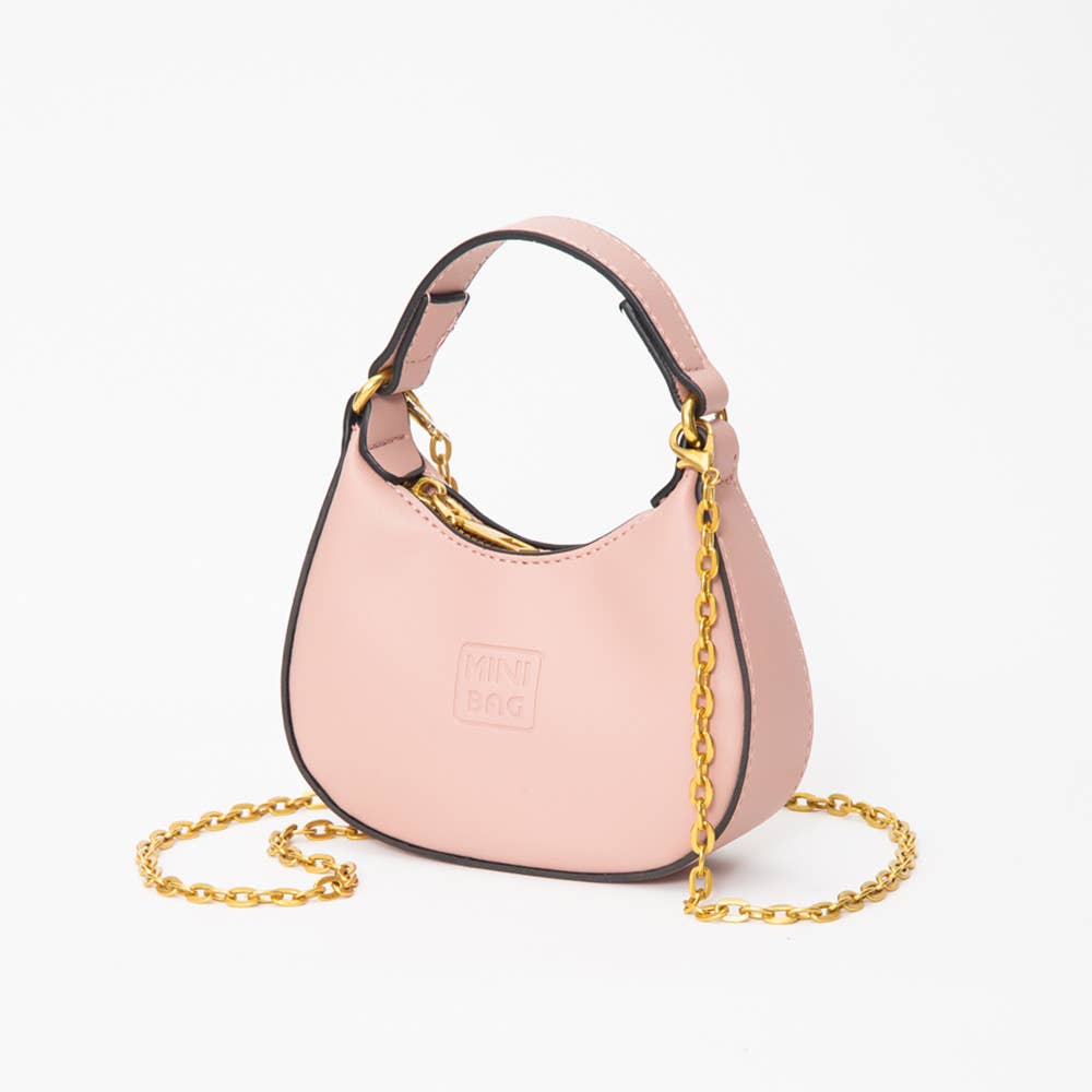 Faux Leather Chic Mini Hobo/Crossbody Handbag (20251231FSB10725)