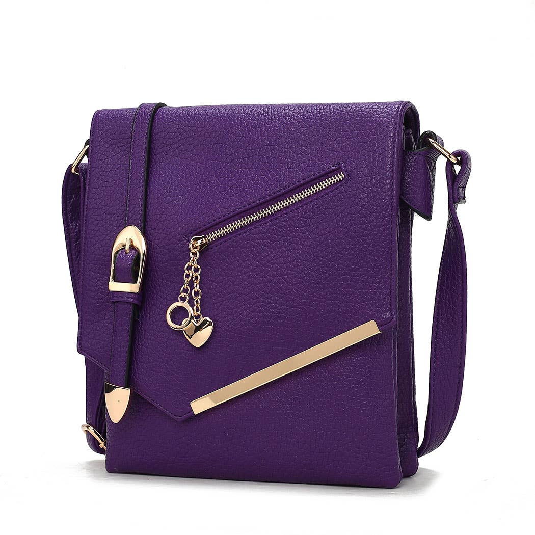 Jasmine Women's Crossbody Handbag Vegan Leather By Mia K